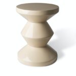 Pols Potten – Tabouret Zig Zag – Beige Officine Clisson