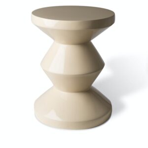 Pols Potten – Tabouret Zig Zag – Beige Officine Clisson